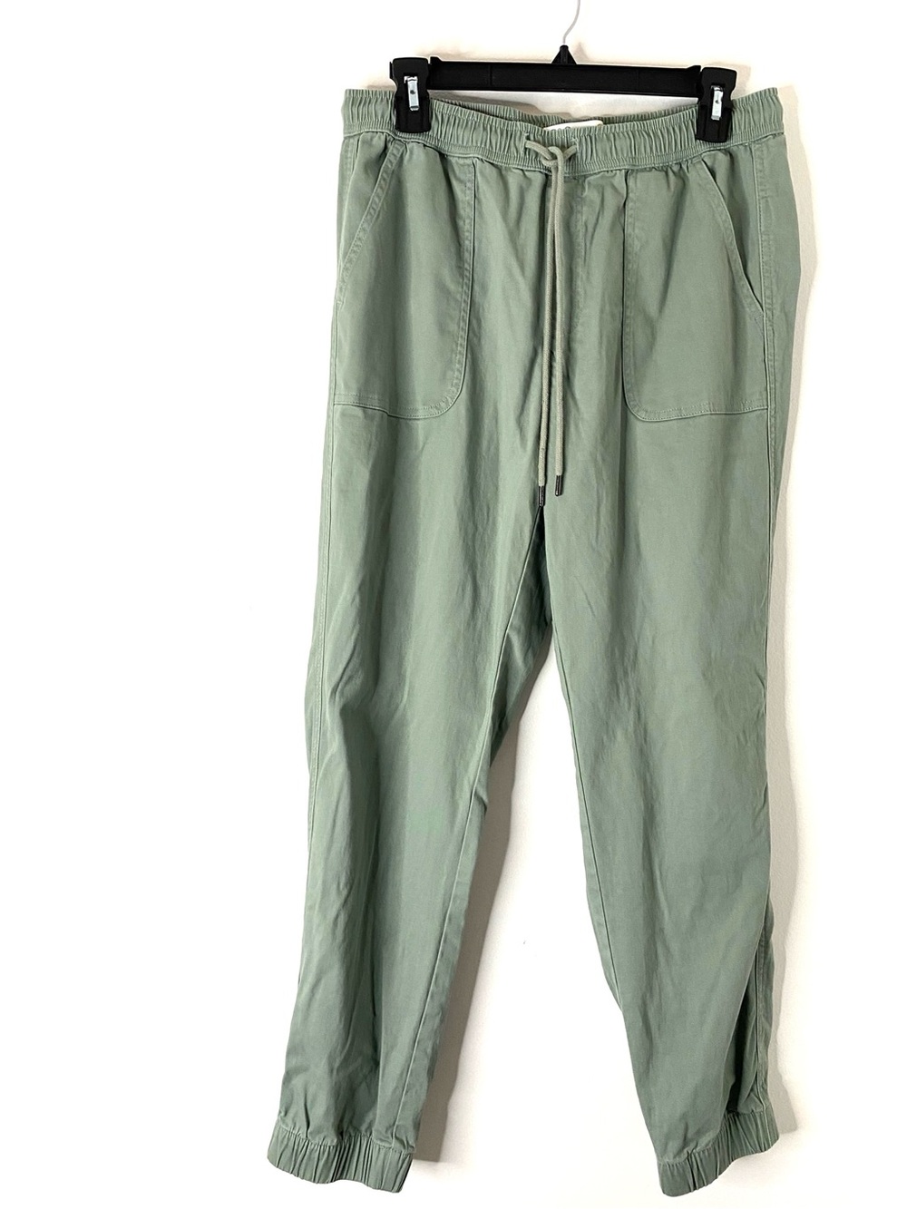 C&C California Sage Green Utility Jogger Pants Drawstring Patch Pockets